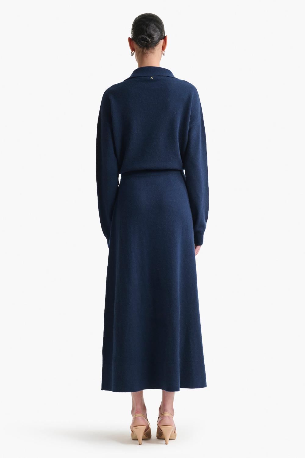 Altuzarra Madleen Dress Navy