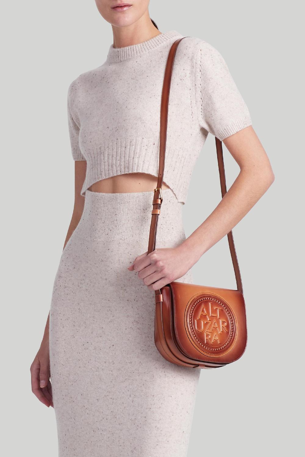 altuzarra Medallion Saddle Bag Brushed