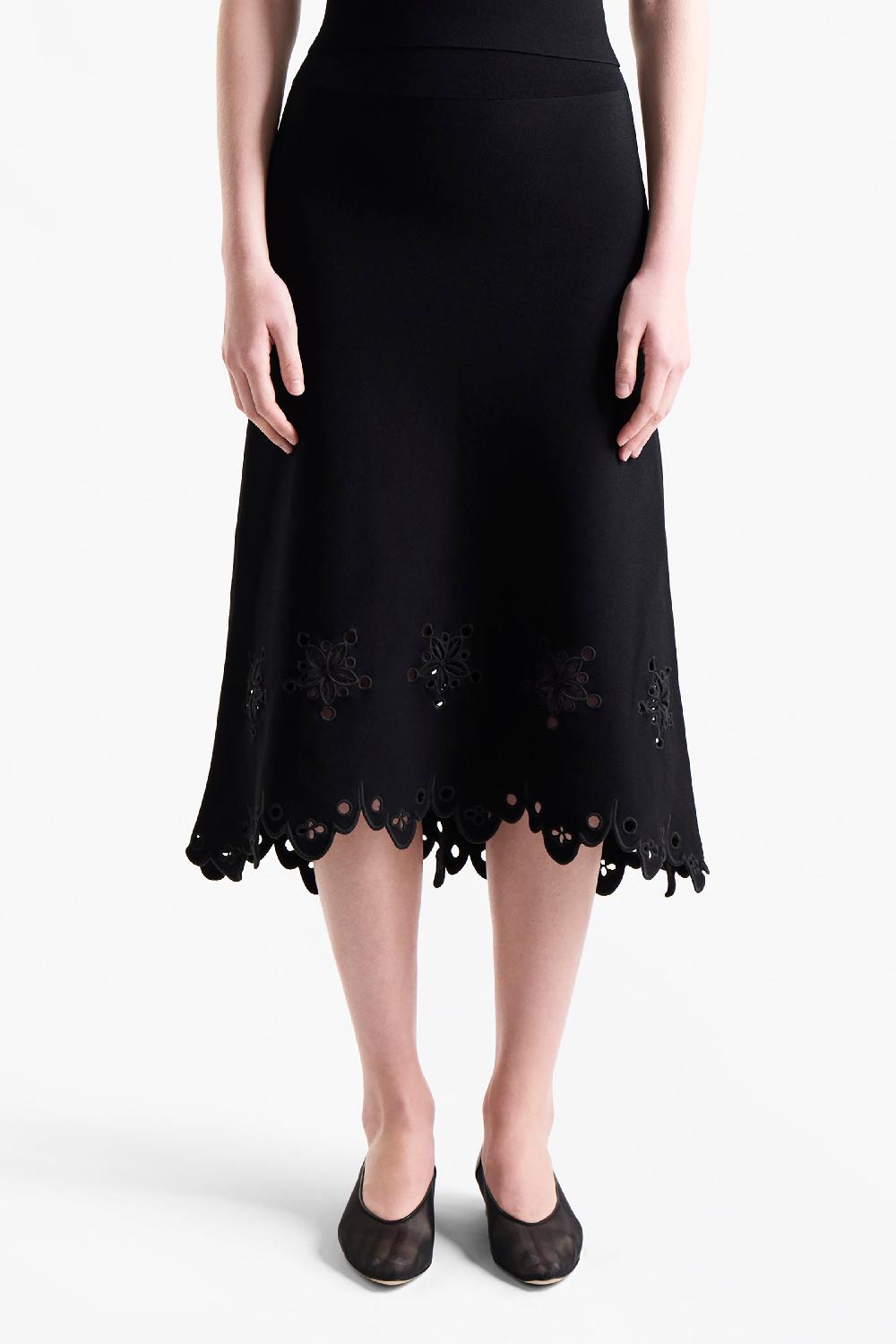 altuzarra Melly Skirt Black