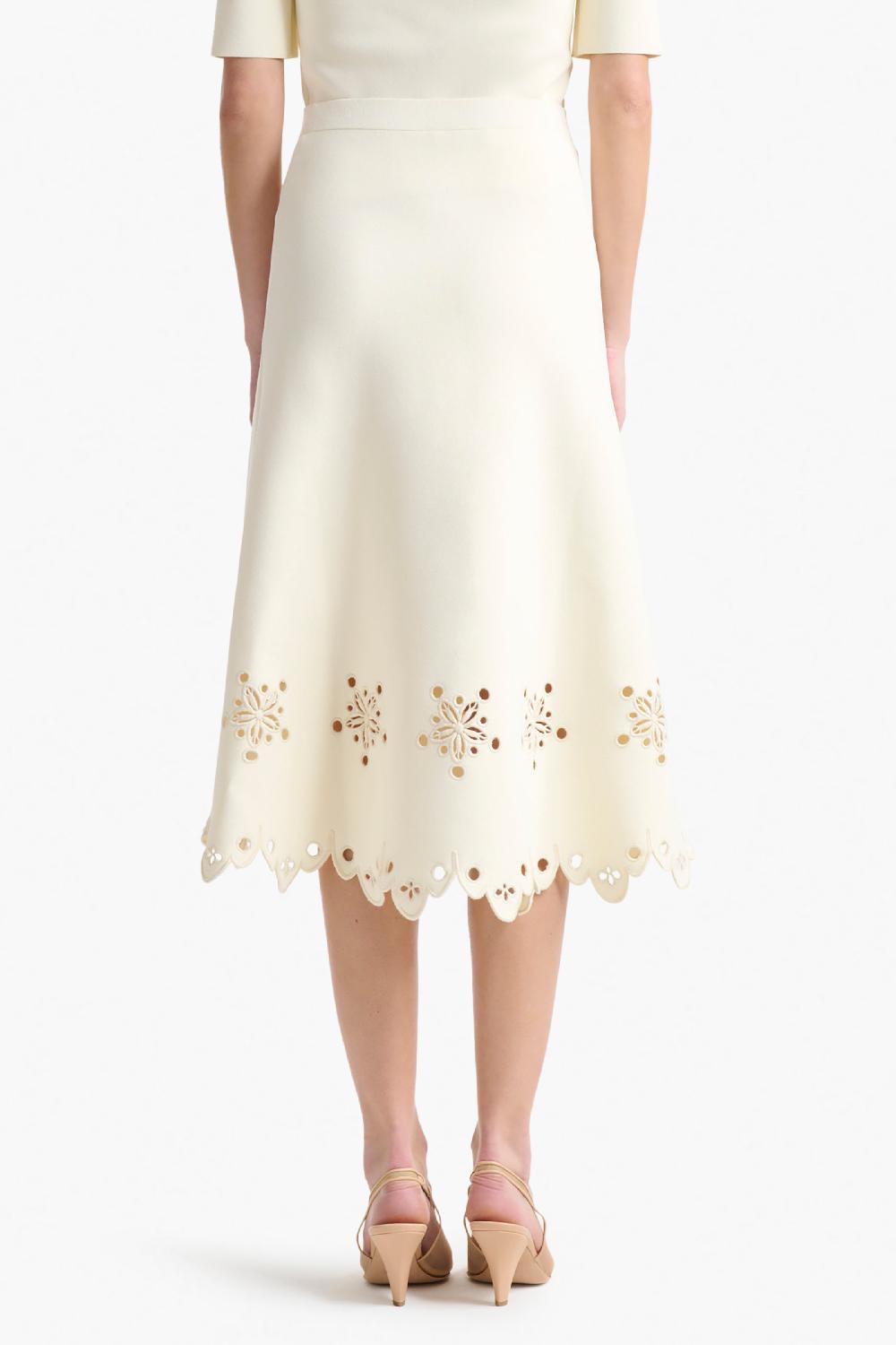 Altuzarra Melly Skirt Ivory