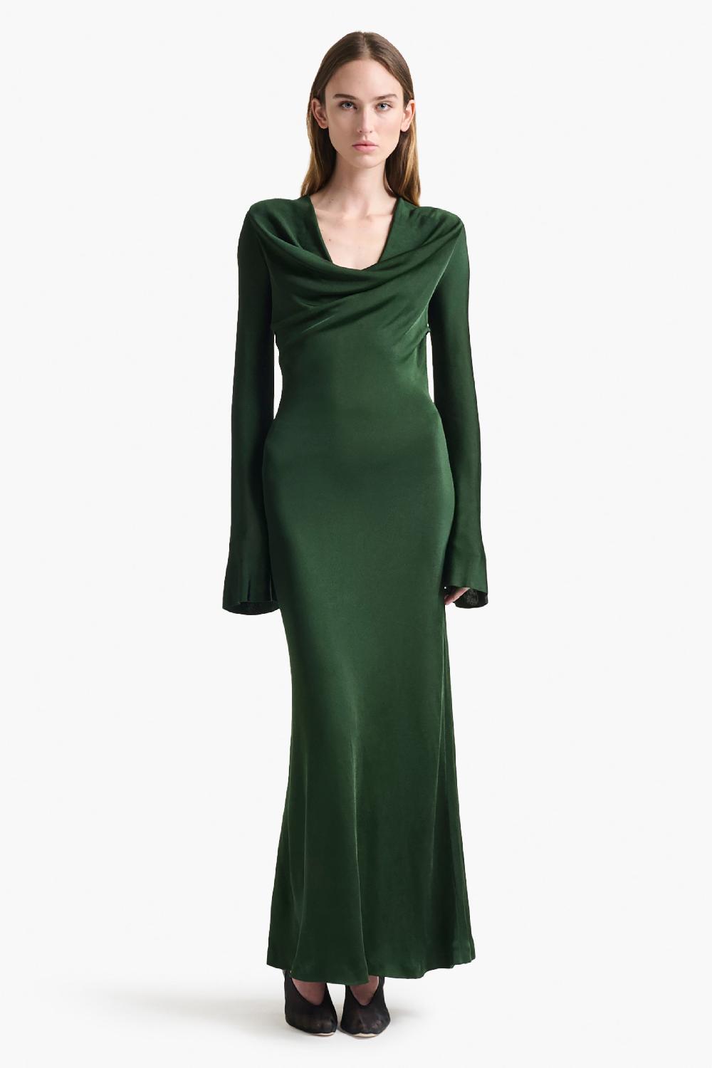 Altuzarra Milda Dress Dark Forest