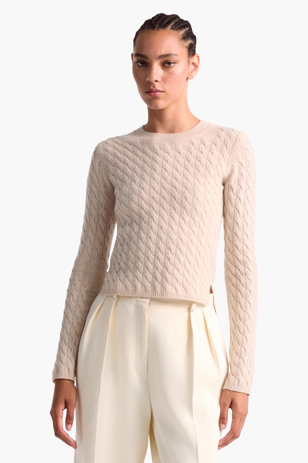 altuzarra Milla Sweater Antique Pearl