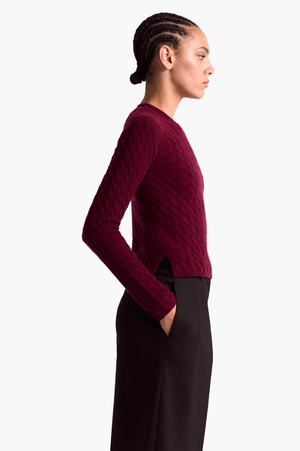 Altuzarra Milla Sweater Deep Grape