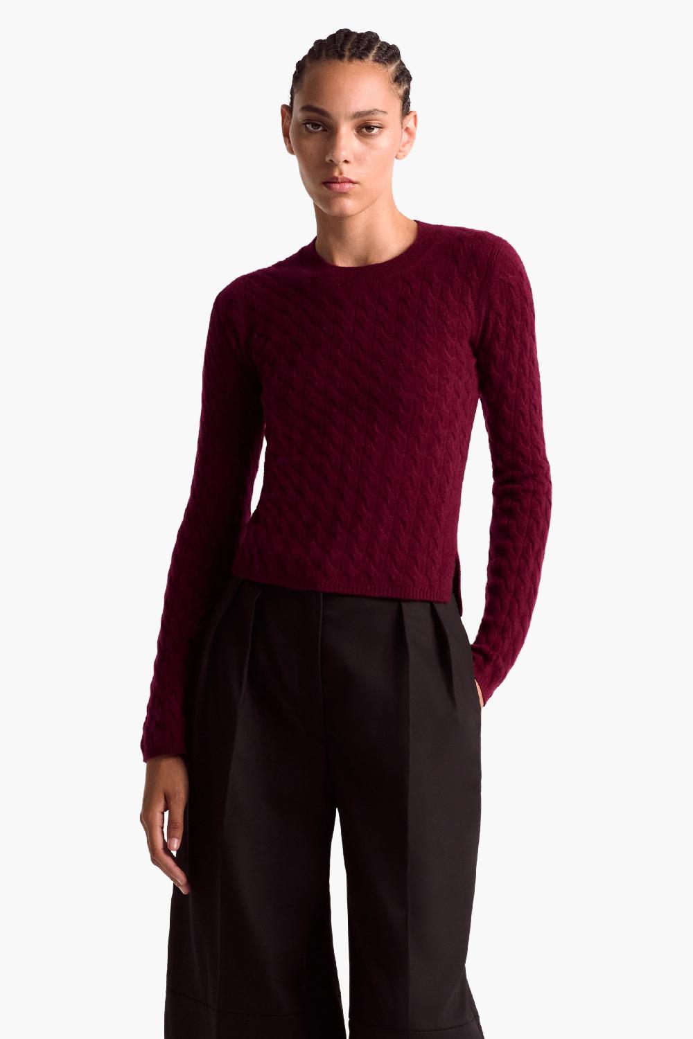 altuzarra Milla Sweater Deep Grape
