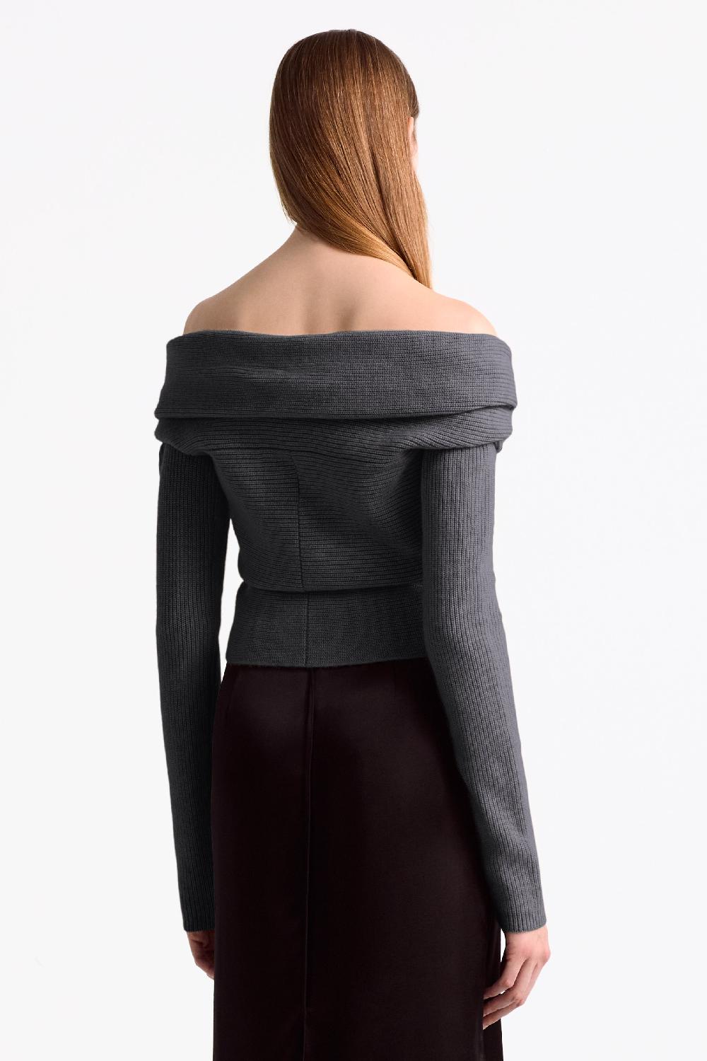 Altuzarra Mimi Sweater Carbon Melange