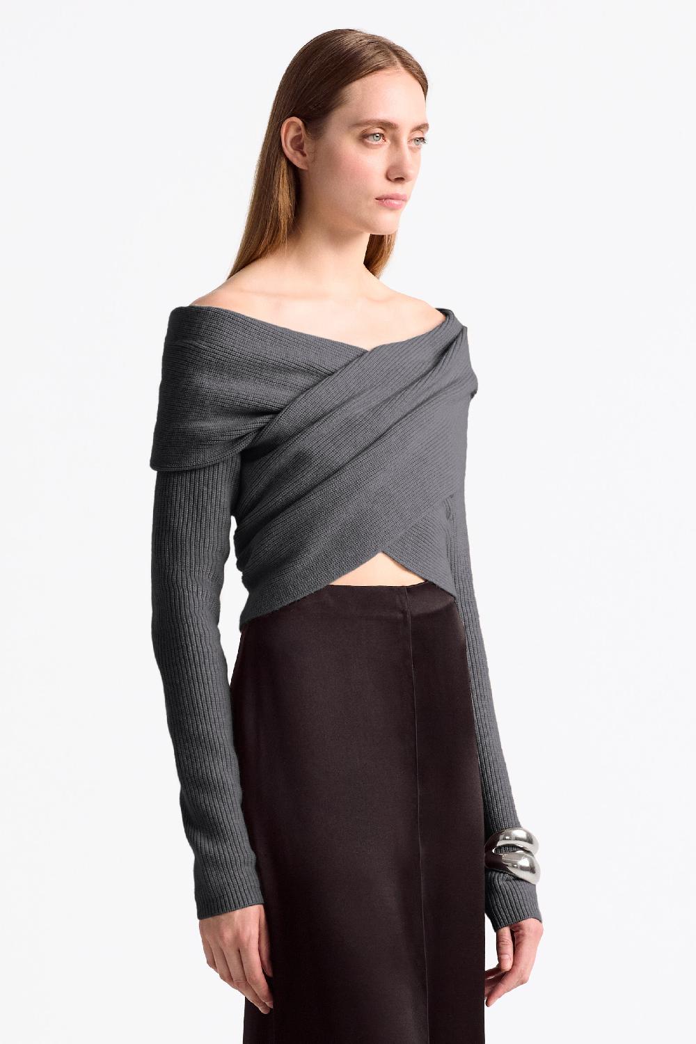 Altuzarra Mimi Sweater Carbon Melange