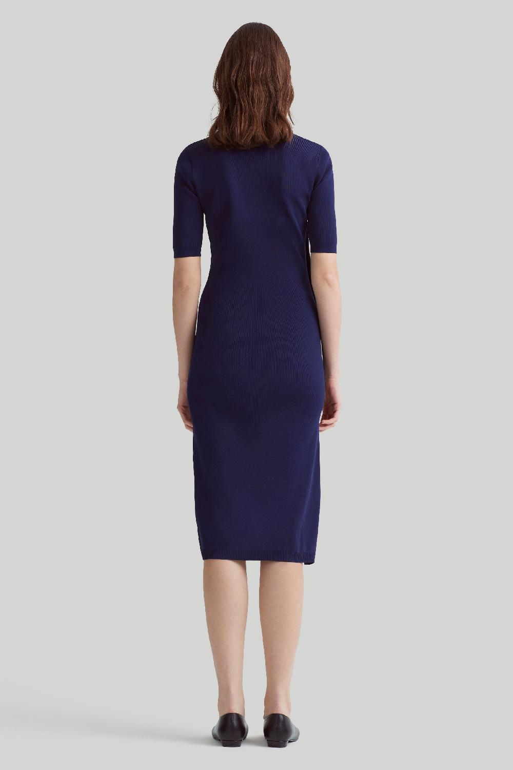 Altuzarra Minamoto Knit Dress Berry Blue