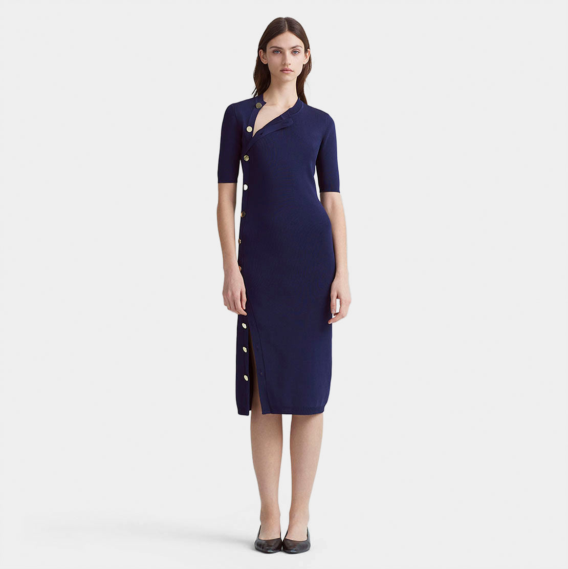 Altuzarra Minamoto Knit Dress Berry Blue