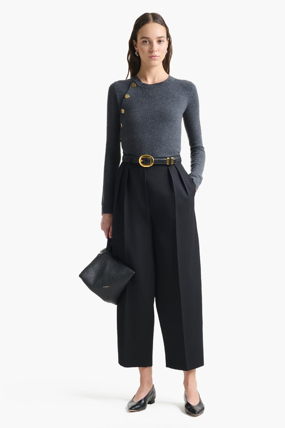 altuzarra Minamoto Knit Sweater Carbon Melange