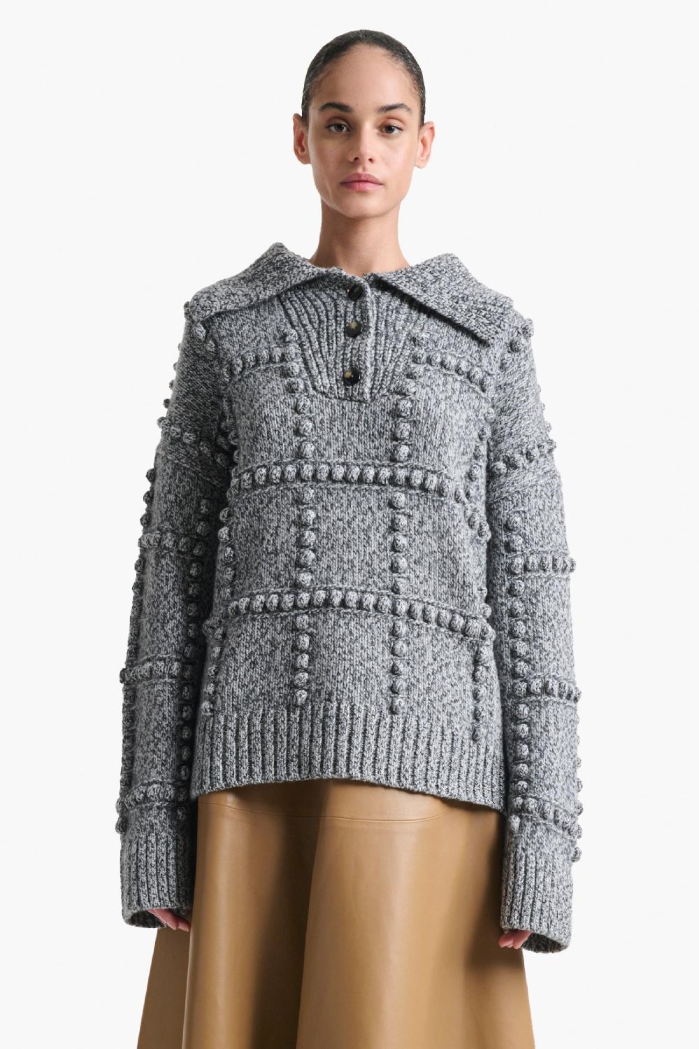 Altuzarra Mitch Sweater Grey Melange