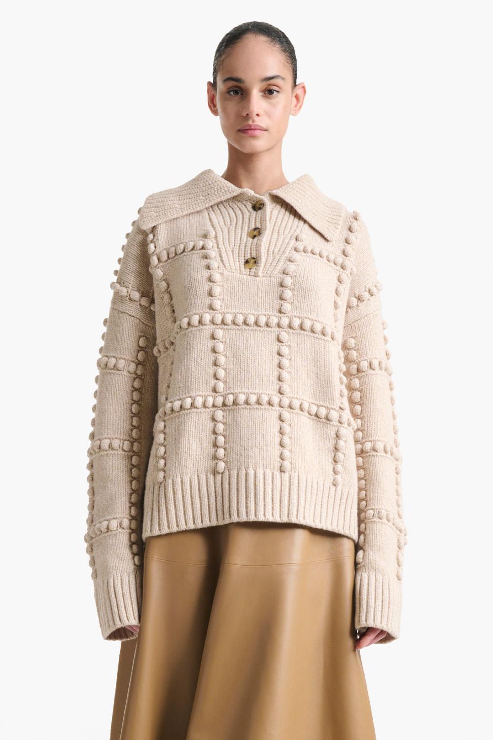 Altuzarra Mitch Sweater Wheat Melange