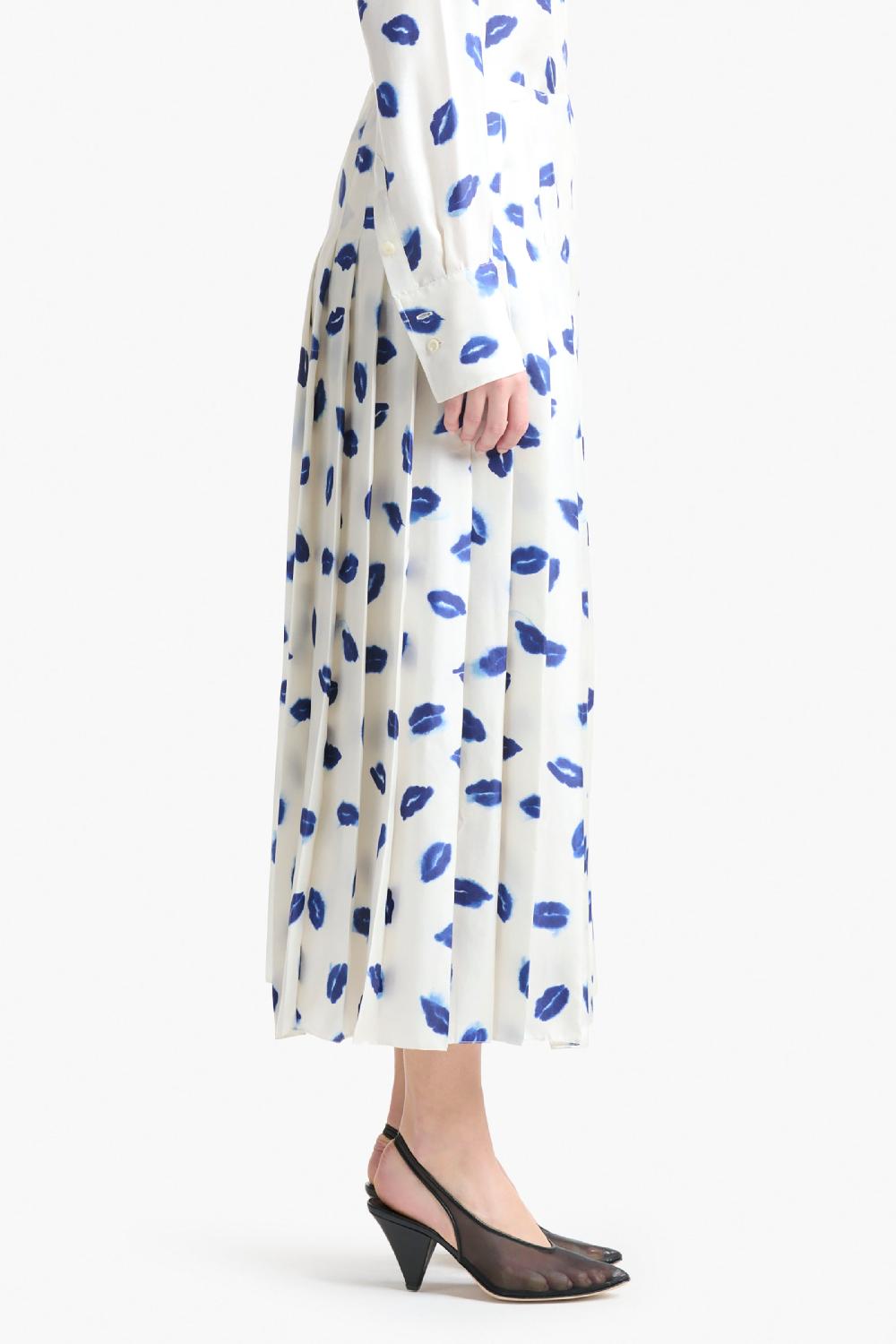 Altuzarra Monti Skirt Berry Blue Kisses