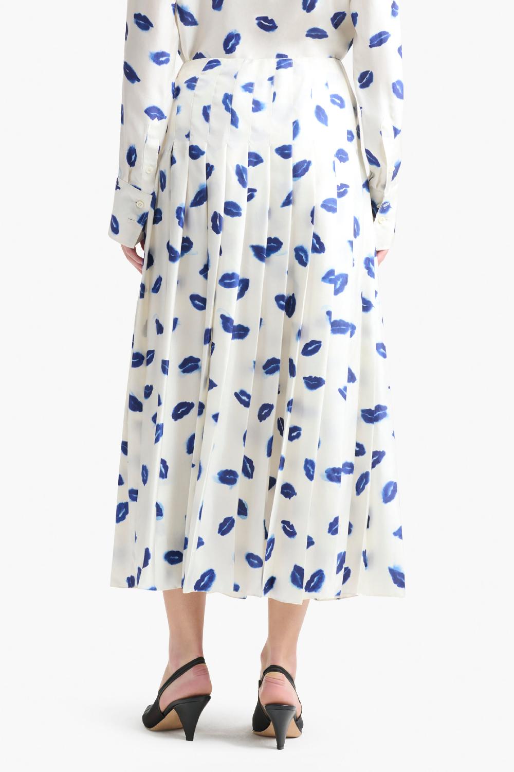 Altuzarra Monti Skirt Berry Blue Kisses