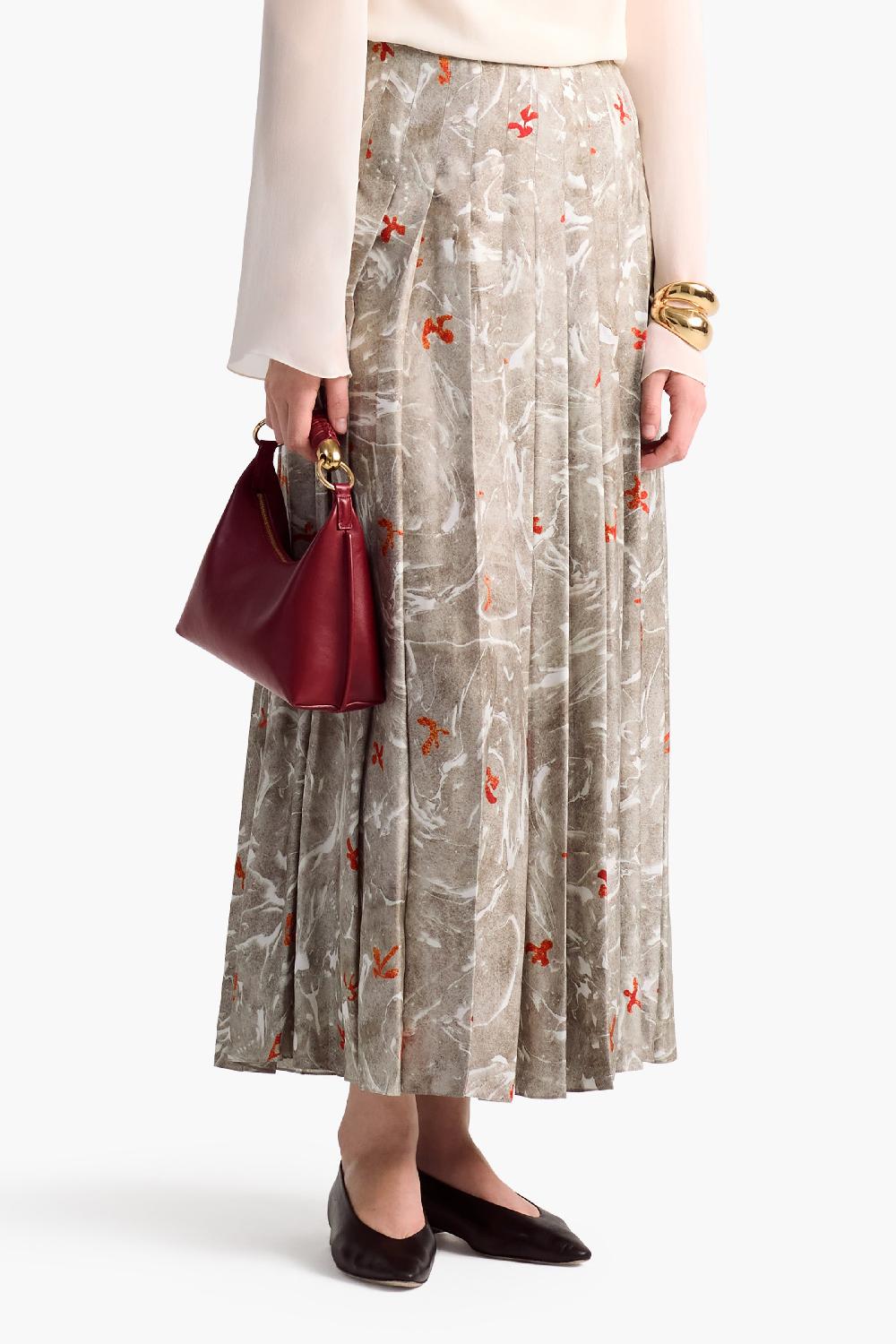 Altuzarra Monti Skirt Smoked Glass Marbled