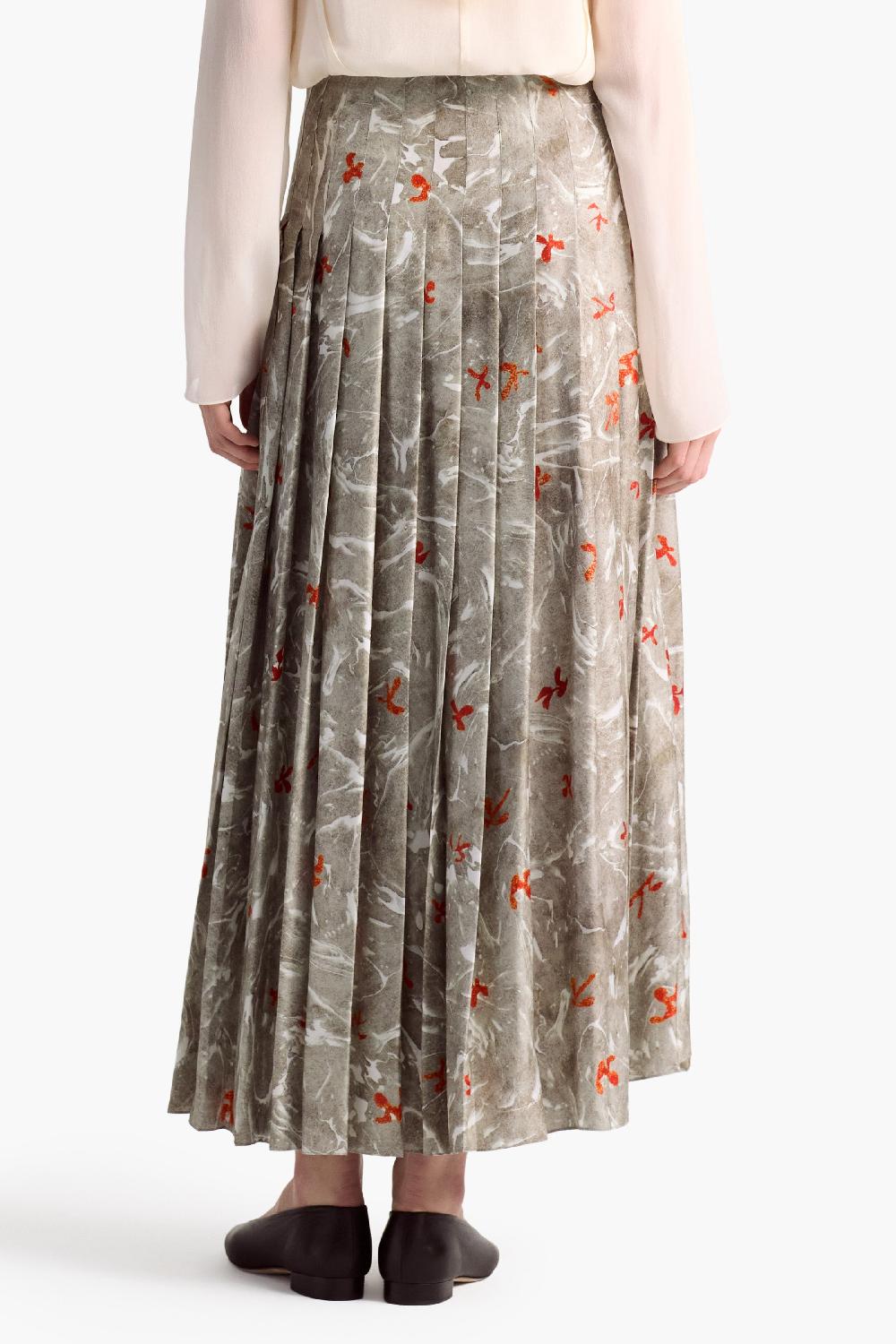 Altuzarra Monti Skirt Smoked Glass Marbled