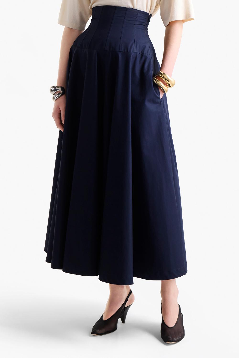 Altuzarra Nell Skirt Berry Blue
