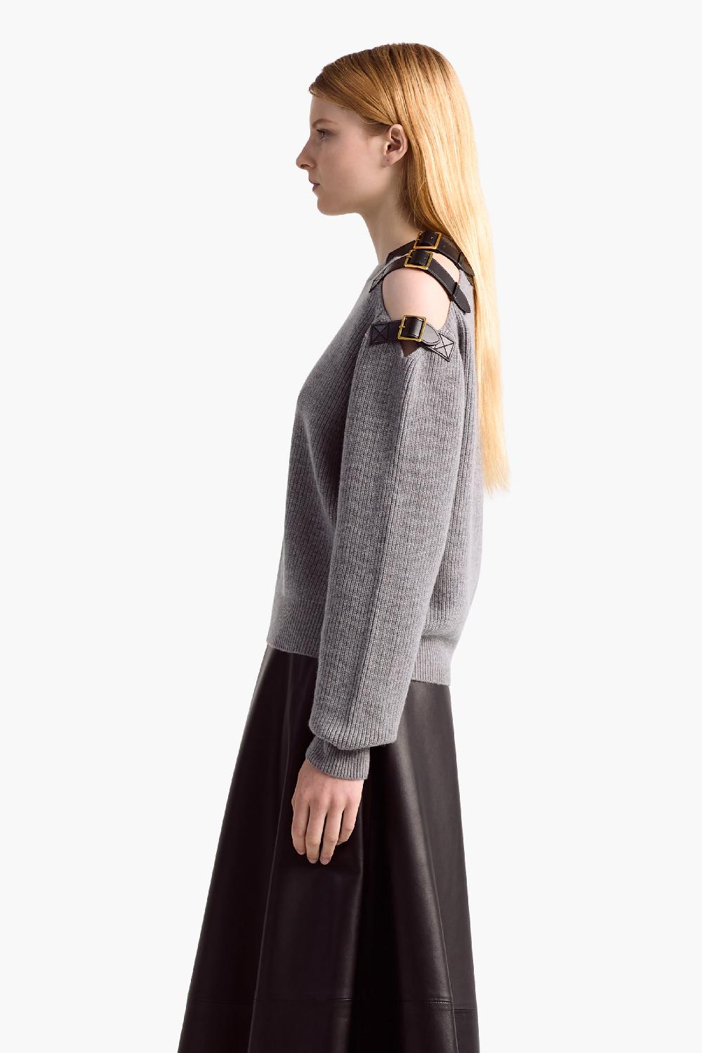 Altuzarra Ness Sweater Light Grey Melange