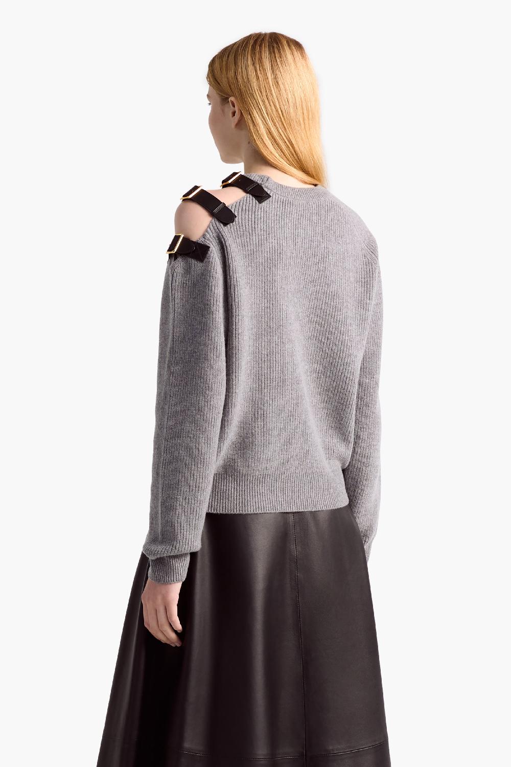 Altuzarra Ness Sweater Light Grey Melange