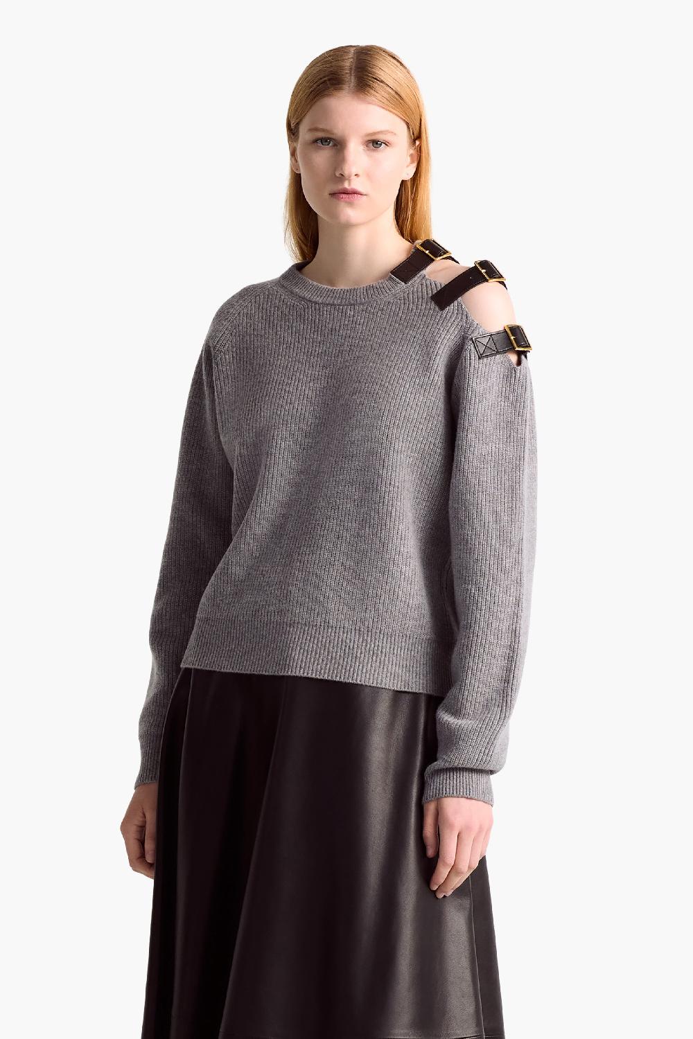 Altuzarra Ness Sweater Light Grey Melange