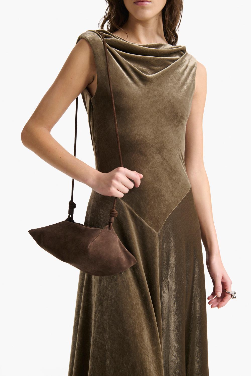 altuzarra Origami Bag Mini Chocolate