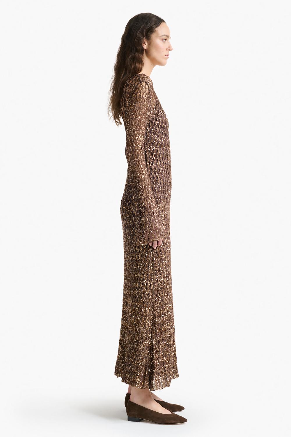 Altuzarra Ozzie Dress Charred Oak