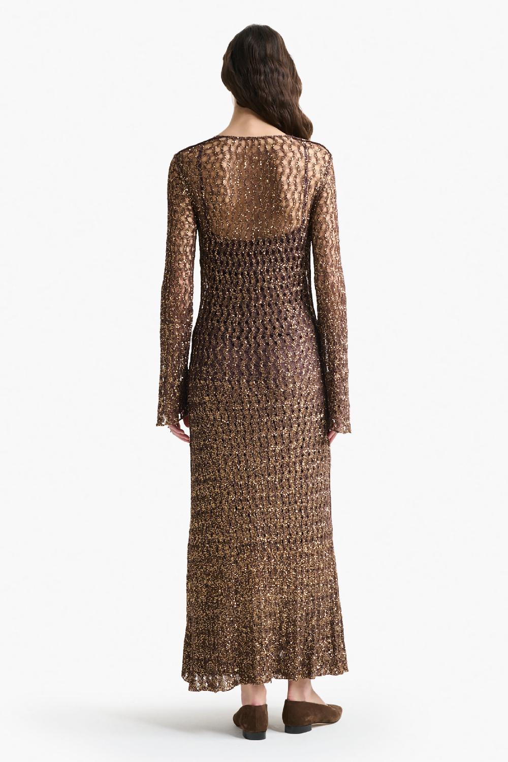 Altuzarra Ozzie Dress Charred Oak