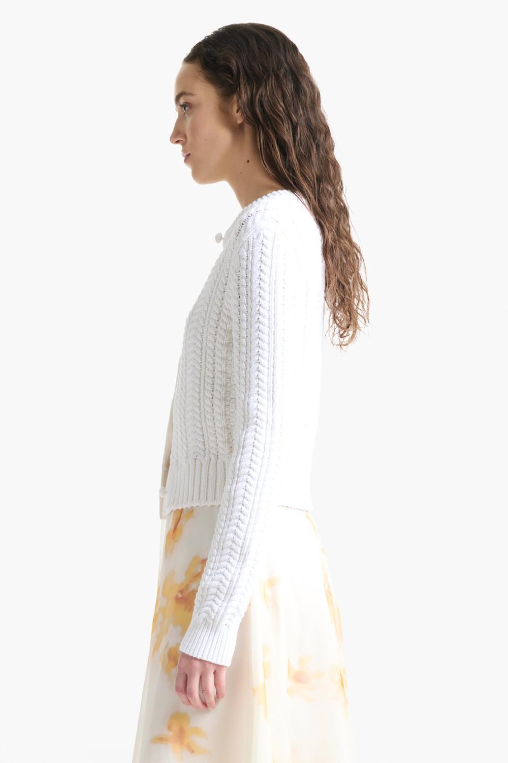 Altuzarra Patmae Sweater Optic White