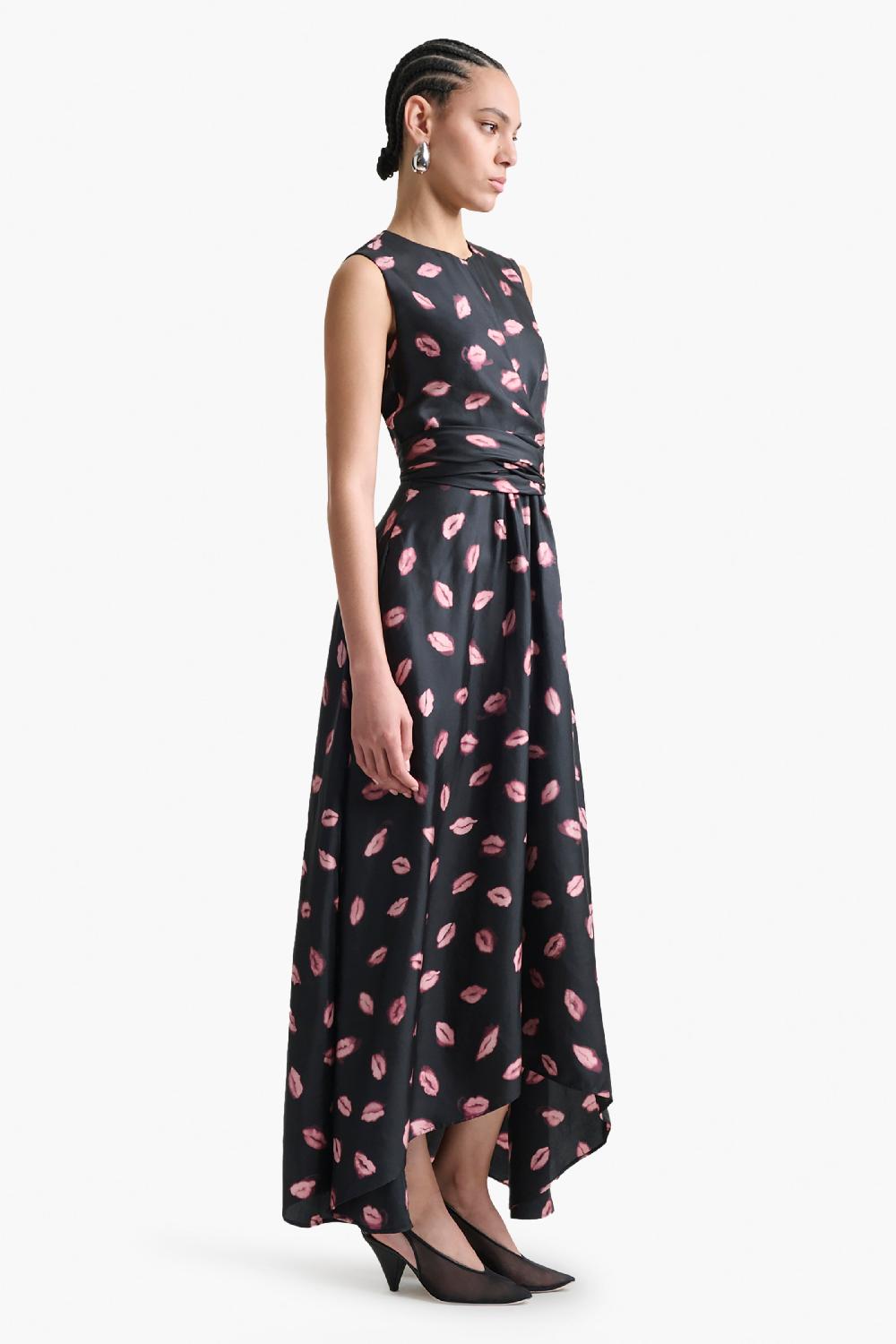 Altuzarra Penny Dress Black Kisses