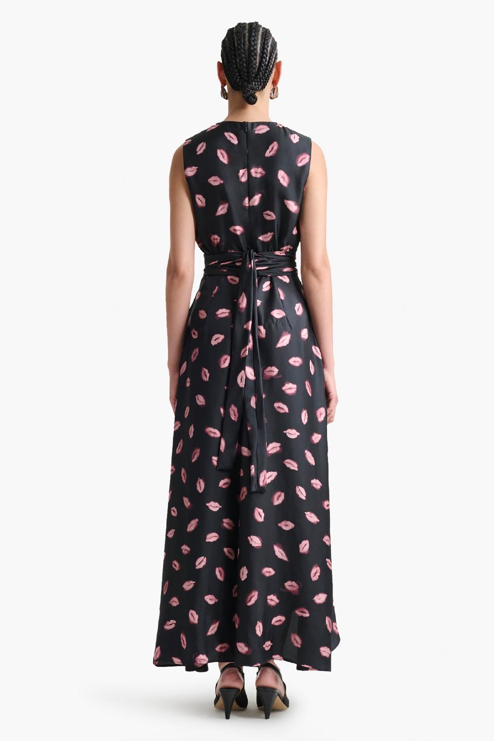 Altuzarra Penny Dress Black Kisses