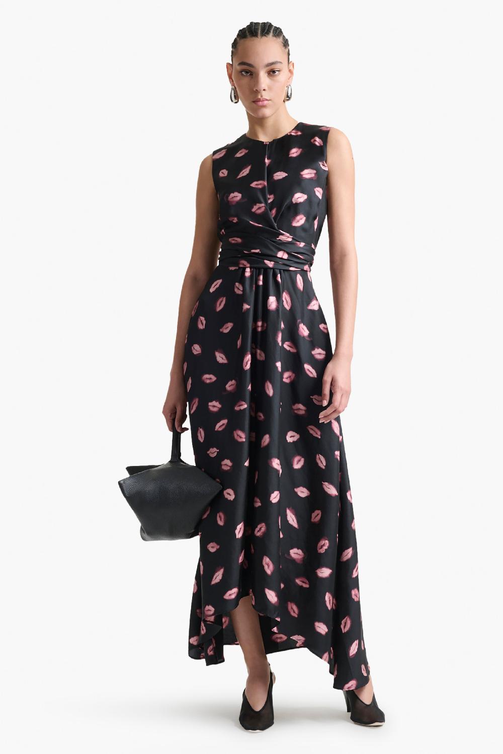 altuzarra Penny Dress Black Kisses