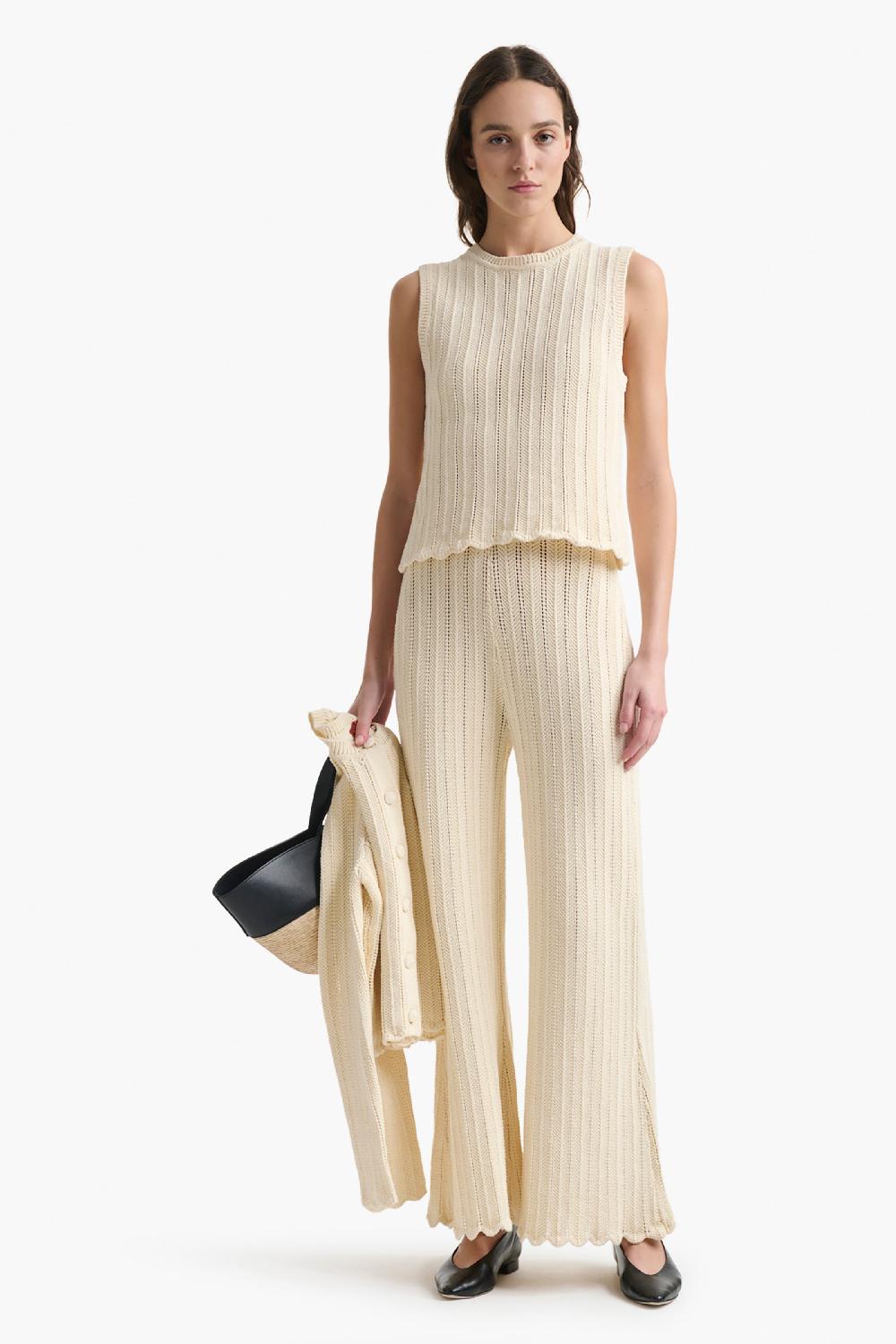 altuzarra Petey Pant Ivory
