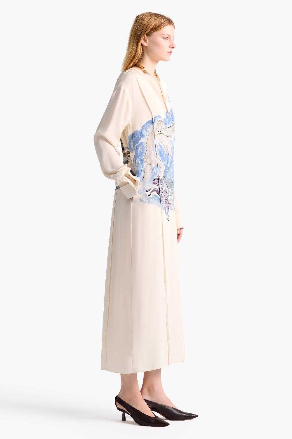 Altuzarra Poppy Dress Berry Blue Mythical