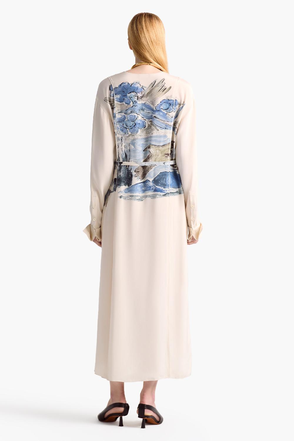 Altuzarra Poppy Dress Berry Blue Mythical