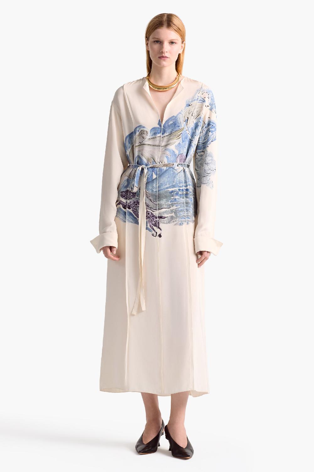 altuzarra Poppy Dress Berry Blue Mythical