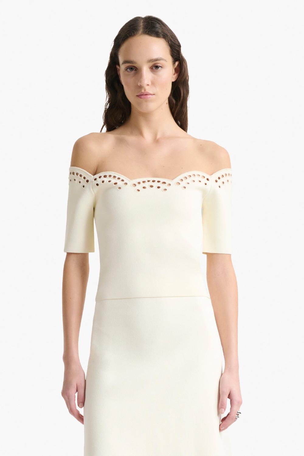 Altuzarra Posy Top Ivory