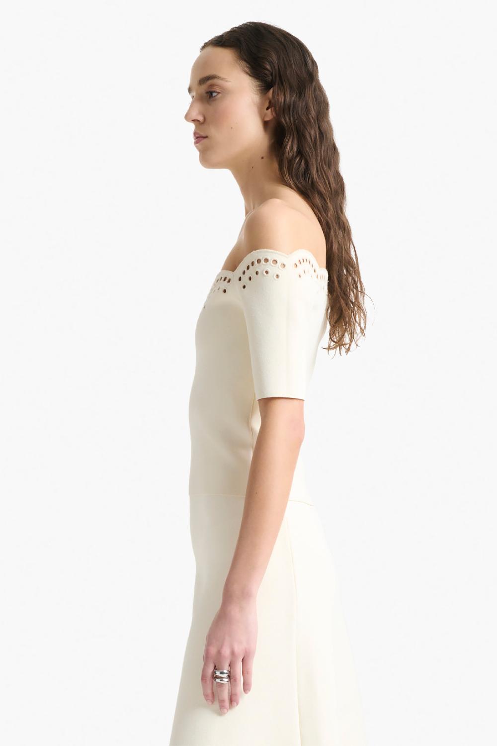 Altuzarra Posy Top Ivory