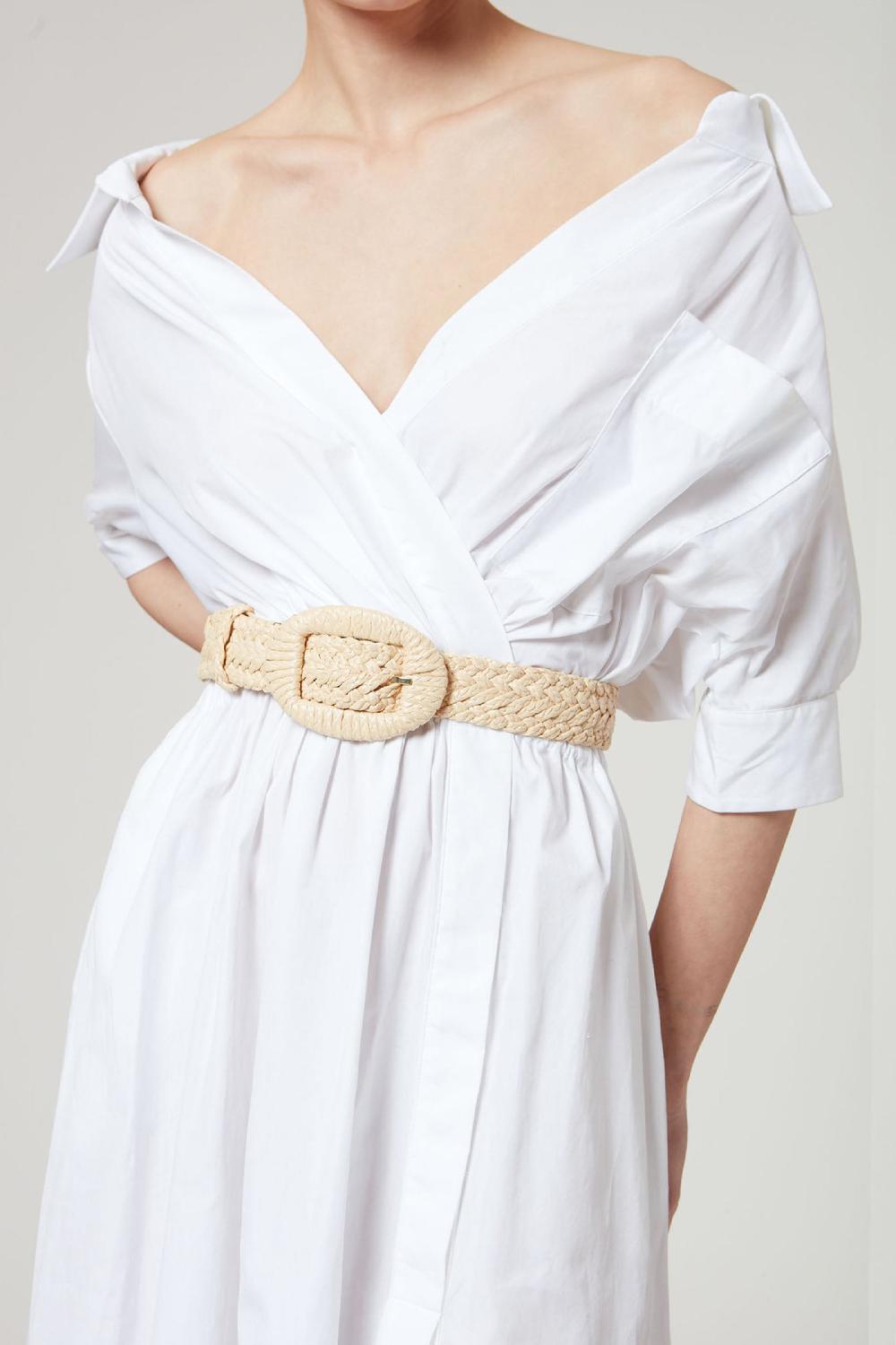 altuzarra Raffia Belt Raffia