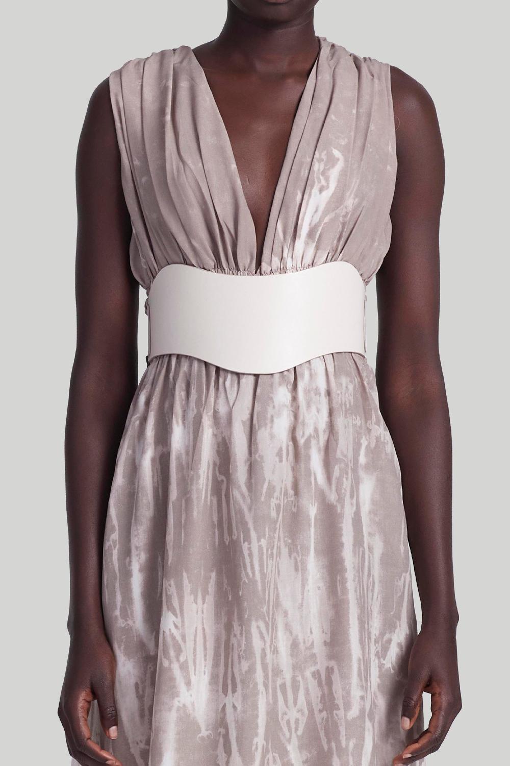 altuzarra Reversible Corset Belt Balsam/Ivory