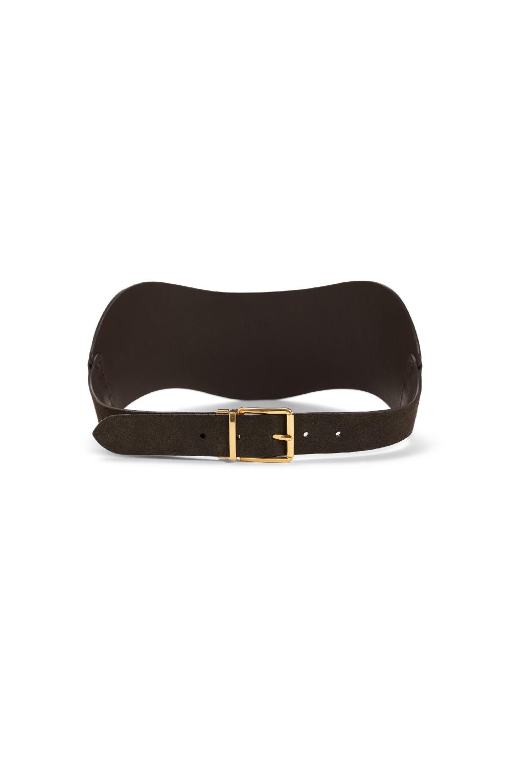 Altuzarra Reversible Corset Belt Tobacco