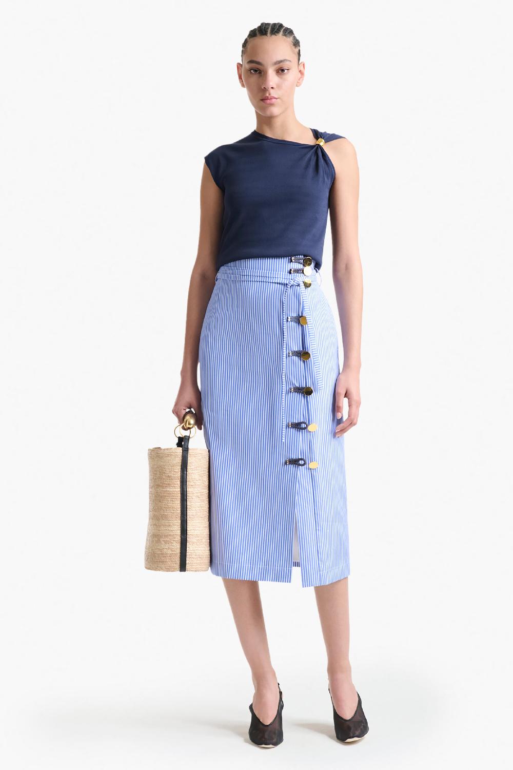 altuzarra Rinaldi Top Berry Blue