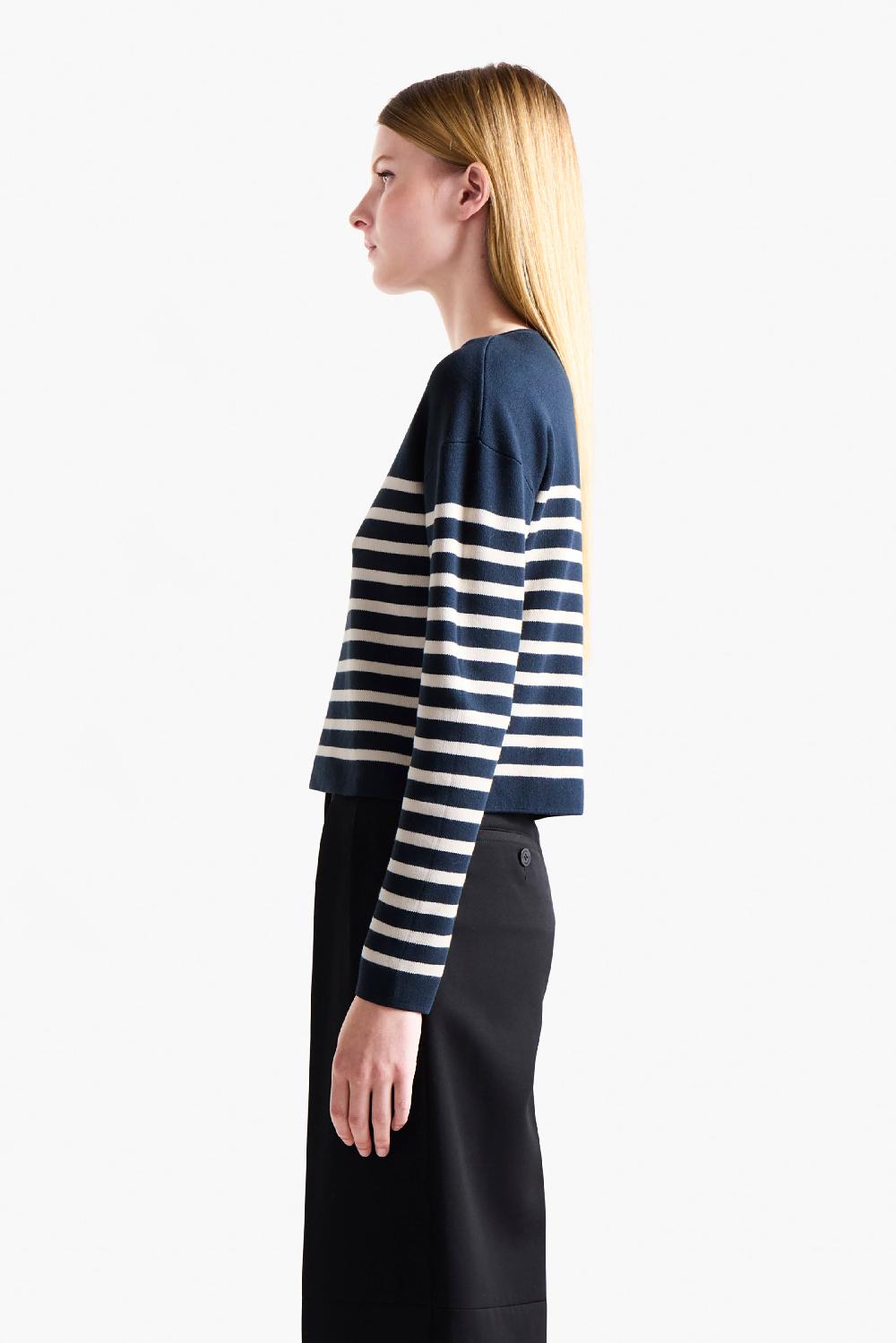 Altuzarra Ronnie Sweater Berry Blue/Ivory