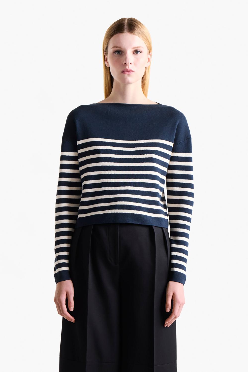 altuzarra Ronnie Sweater Berry Blue/Ivory