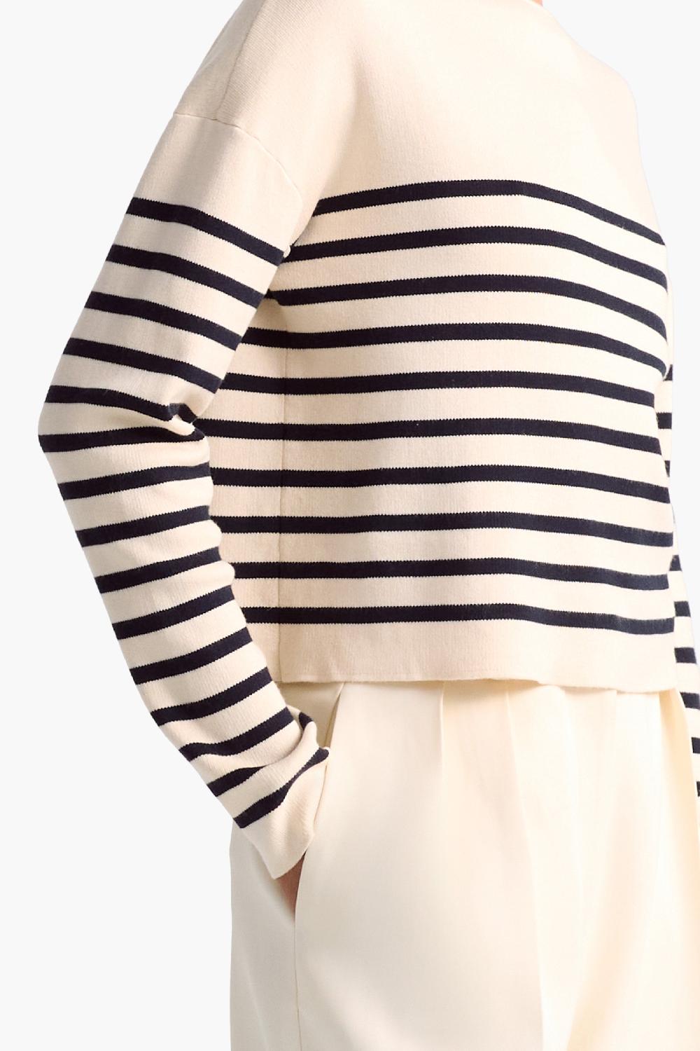 Altuzarra Ronnie Sweater Ivory/Berryblue