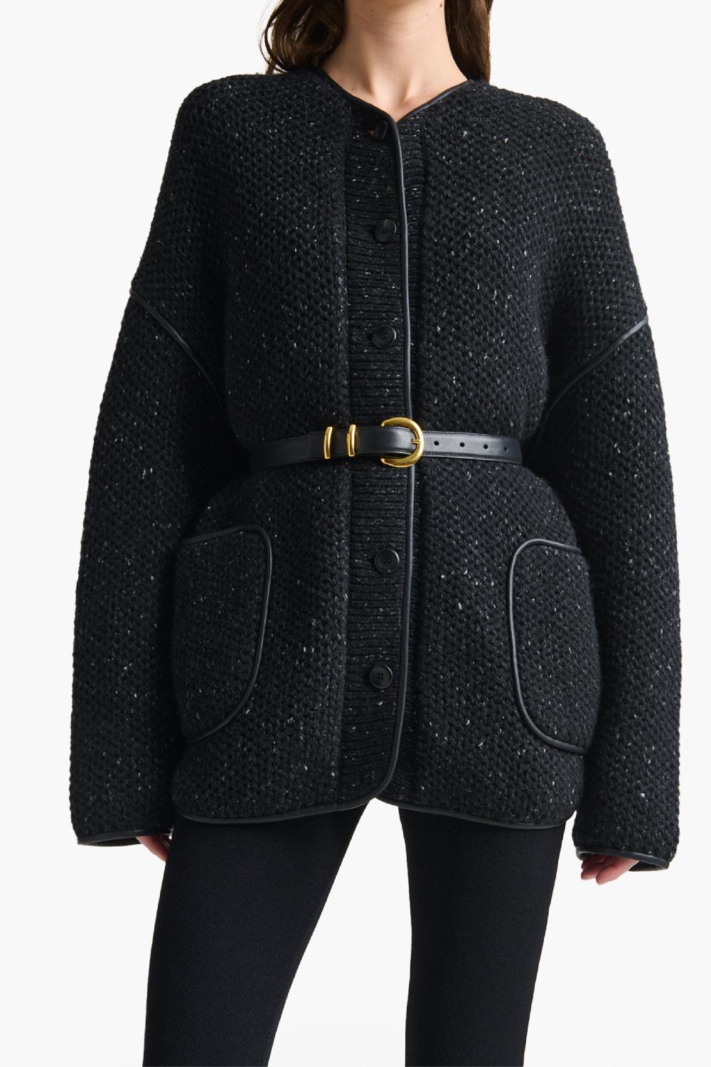 altuzarra Round Buckle Belt Black