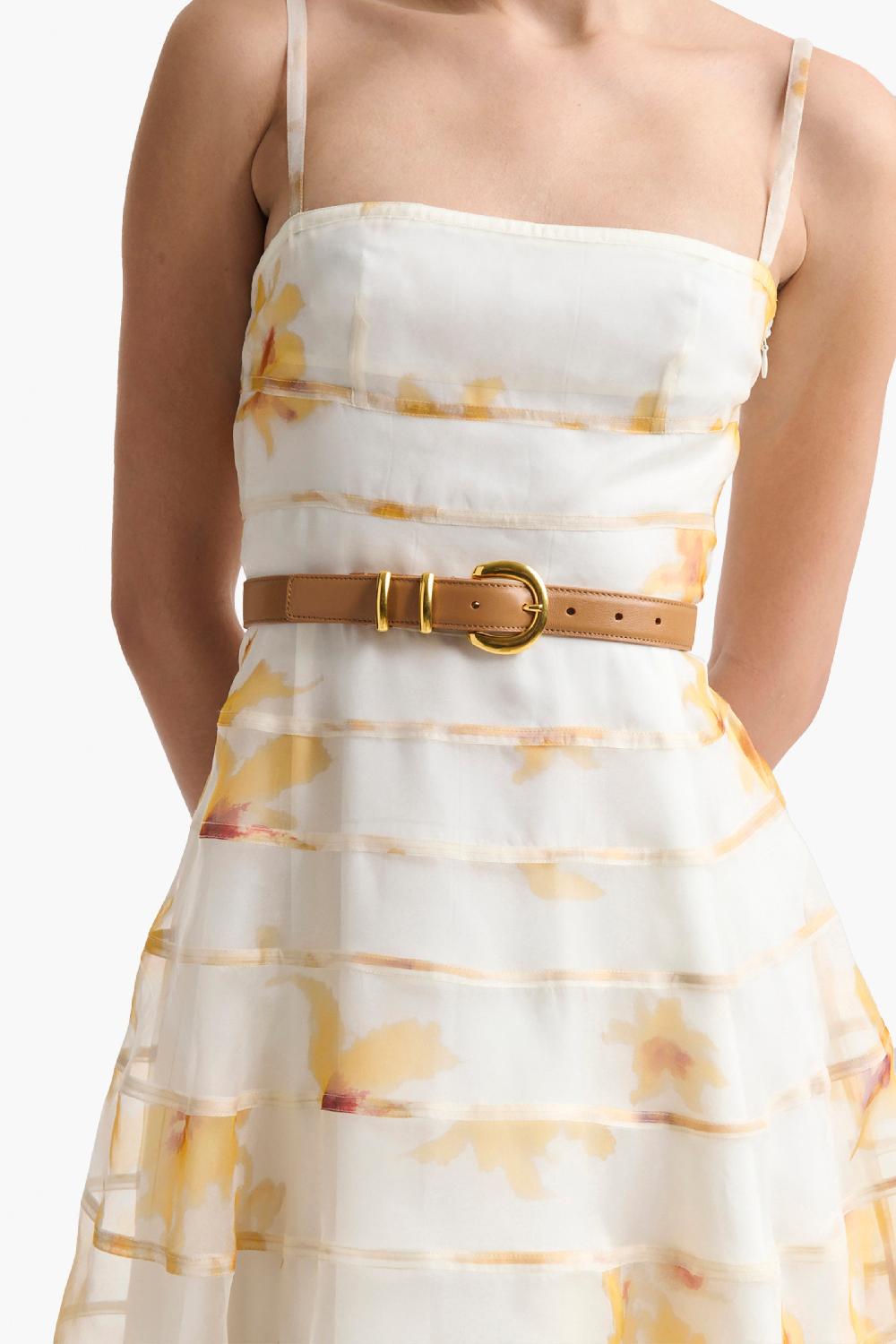 altuzarra Round Buckle Belt Canyon