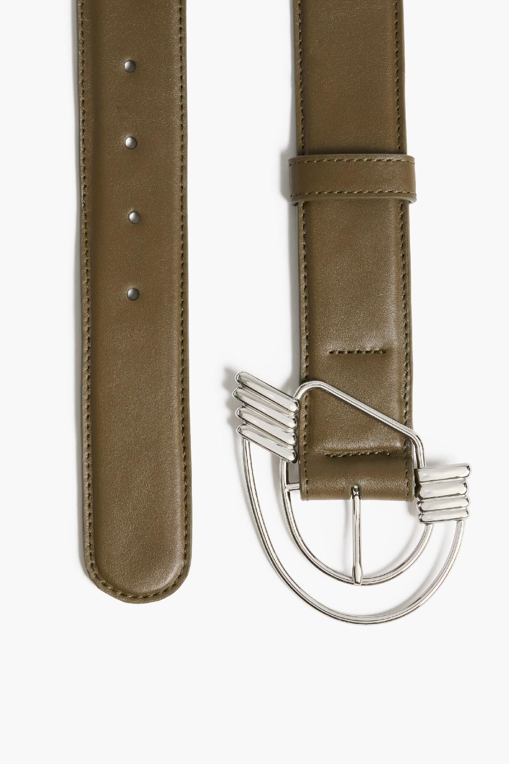 altuzarra Rounded Abstract Belt Truffle