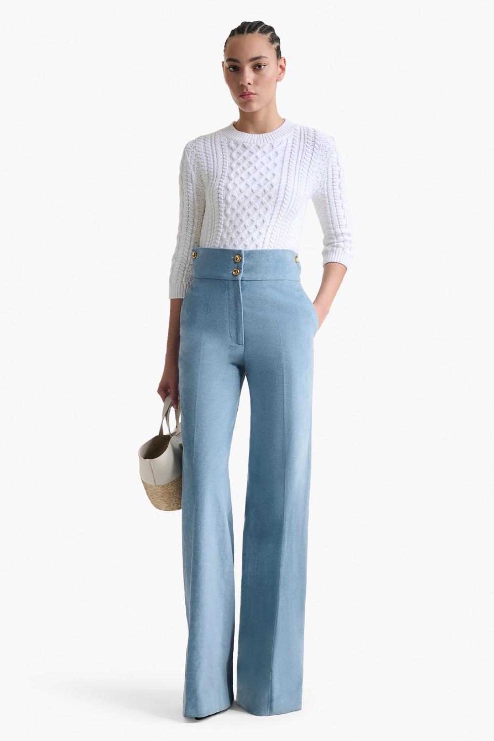 altuzarra Rudy Pant Steel Blue