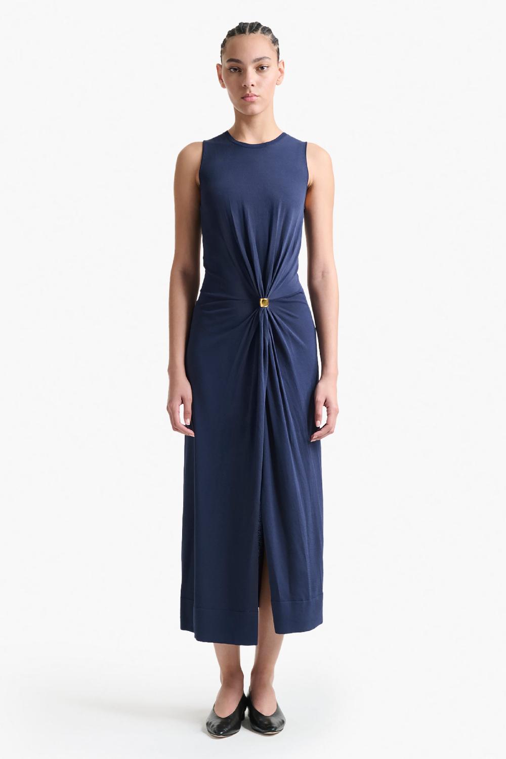 Altuzarra Saralien Dress Berry Blue
