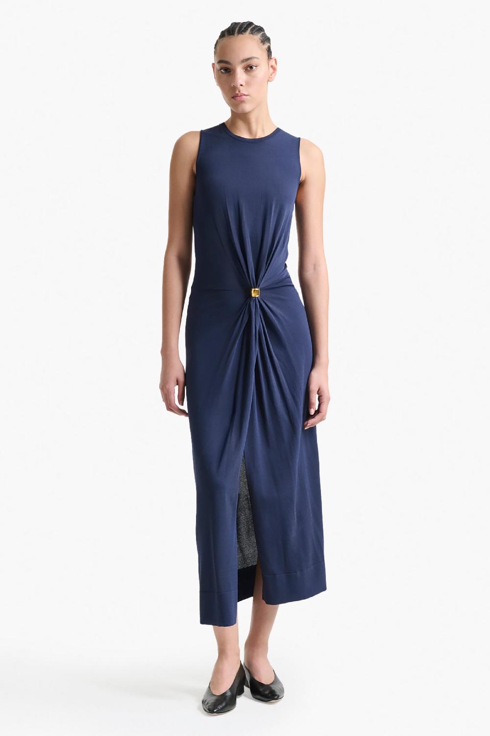 altuzarra Saralien Dress Berry Blue