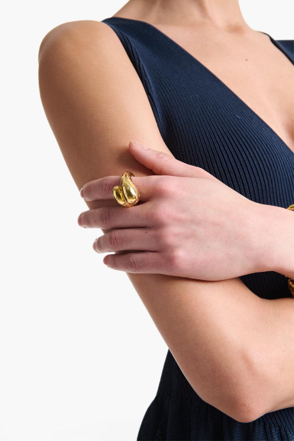 altuzarra Sculptural Bypass Ring Gold